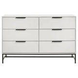  Coaster Furniture Sonora 224863 6-Drawer Bedroom Dresser - White IMAGE 2