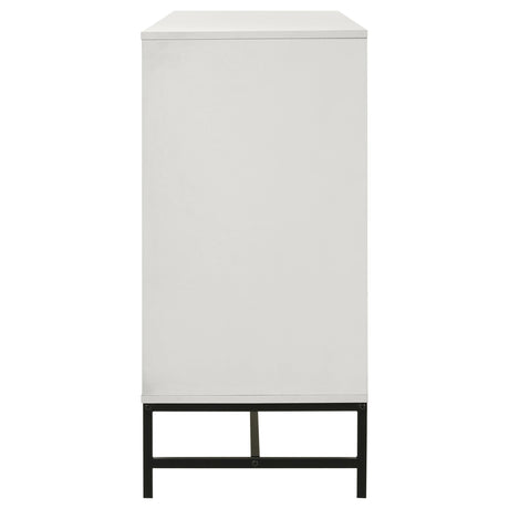  Coaster Furniture Sonora 224863 6-Drawer Bedroom Dresser - White IMAGE 4
