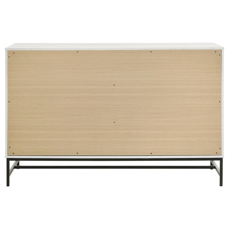  Coaster Furniture Sonora 224863 6-Drawer Bedroom Dresser - White IMAGE 6