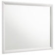  Coaster Furniture Sonora 224864 Dresser Mirror - White IMAGE 1