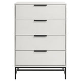  Coaster Furniture Sonora 224865 4-Drawer Bedroom Chest - White IMAGE 2