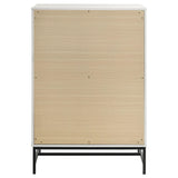  Coaster Furniture Sonora 224865 4-Drawer Bedroom Chest - White IMAGE 6