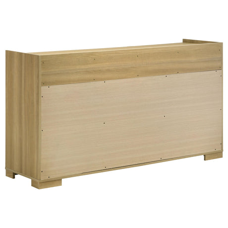  Coaster Furniture Hyland 215653 6-Drawer Dresser - Natural IMAGE 5