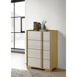  Coaster Furniture Hyland 215655 4-Drawer Chest of Drawers - Natural IMAGE 9