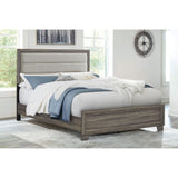  Coaster Furniture Wright 223341Q 52-inch Upholstered Queen Bed - Brown Oak IMAGE 4