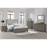  Coaster Furniture Wright 223343M 6-Drawer Dresser and Mirror - Brown Oak IMAGE 10