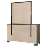  Coaster Furniture Wright 223343M 6-Drawer Dresser and Mirror - Brown Oak IMAGE 7