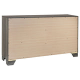  Coaster Furniture Wright 223343 6-Drawer Dresser Cabinet - Brown Oak IMAGE 5