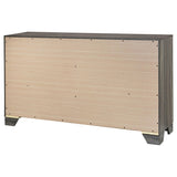  Coaster Furniture Wright 223343 6-Drawer Dresser Cabinet - Brown Oak IMAGE 7
