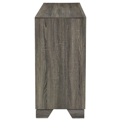  Coaster Furniture Wright 223343 6-Drawer Dresser Cabinet - Brown Oak IMAGE 8