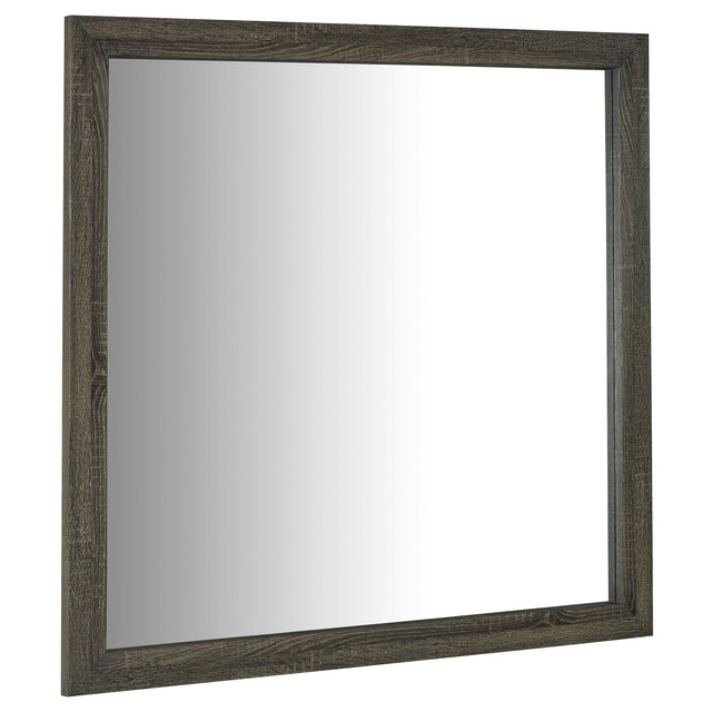  Coaster Furniture Wright 223344 Dresser Mirror - Brown Oak IMAGE 1