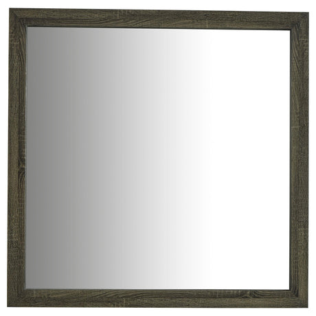  Coaster Furniture Wright 223344 Dresser Mirror - Brown Oak IMAGE 2