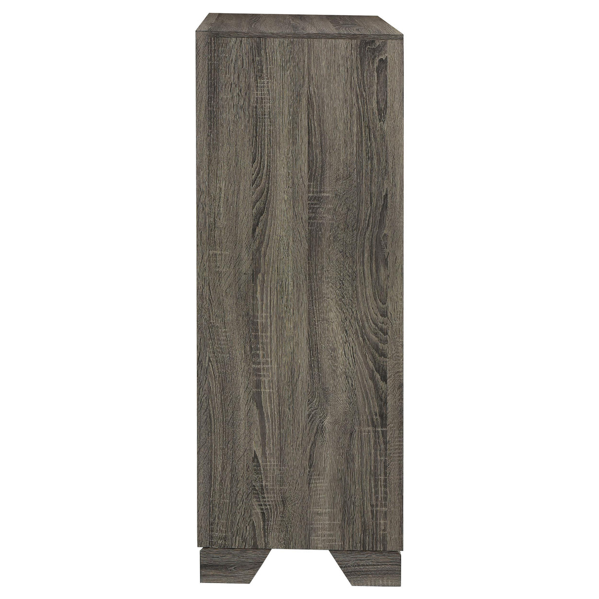  Coaster Furniture Wright 223345 4-Drawer Chest of Drawers - Brown Oak IMAGE 4