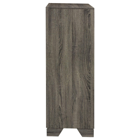  Coaster Furniture Wright 223345 4-Drawer Chest of Drawers - Brown Oak IMAGE 4
