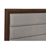  Coaster Furniture Welsley 223441KW 50-inch Upholstered California King Bed - Walnut IMAGE 6