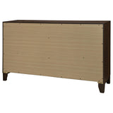  Coaster Furniture Welsley 223443 6-Drawer Dresser Cabinet - Walnut IMAGE 6