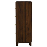  Coaster Furniture Welsley 223445 4-Drawer Chest of Drawers - Walnut IMAGE 3