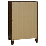  Coaster Furniture Welsley 223445 4-Drawer Chest of Drawers - Walnut IMAGE 4