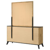  Coaster Furniture Kaywood 225003M 6-Drawer Dresser and Mirror - Natural Pine IMAGE 7