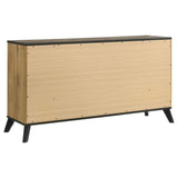  Coaster Furniture Kaywood 225003 6-Drawer Dresser Cabinet - Natural Pine IMAGE 5