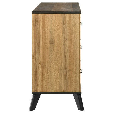  Coaster Furniture Kaywood 225003 6-Drawer Dresser Cabinet - Natural Pine IMAGE 8