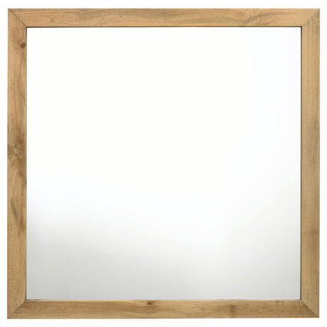  Coaster Furniture Kaywood 225004 Dresser Mirror - Natural Pine IMAGE 2