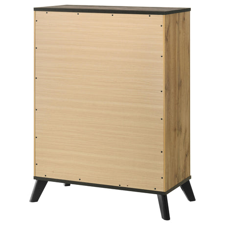  Coaster Furniture Kaywood 225005 4-Drawer Bedroom Chest of Drawers - Natural Pine IMAGE 7
