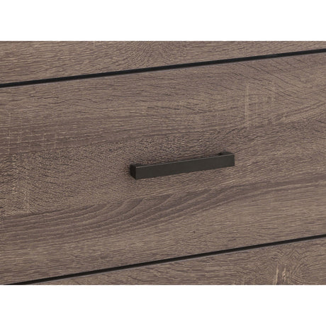  Coaster Furniture Brantford 207043M 6-Drawer Dresser with Mirror - Barrel Oak IMAGE 11