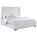  Coaster Furniture Natasha 306051KW 65-inch Upholstered California King Bed - Cream IMAGE 2