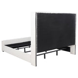 Coaster Furniture Natasha 306051KW 65-inch Upholstered California King Bed - Cream IMAGE 4