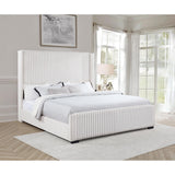  Coaster Furniture Natasha 306051KW 65-inch Upholstered California King Bed - Cream IMAGE 6