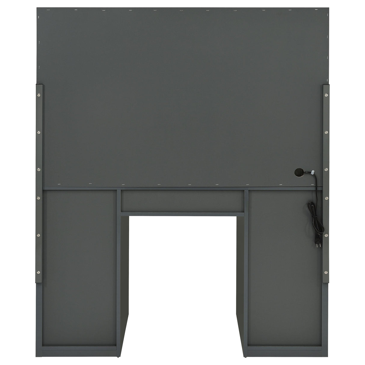  Coaster Furniture Acena 931145 7-Drawer Vanity Set with Lighting - Grey High Gloss IMAGE 6