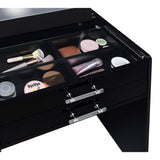  Coaster Furniture Danbury 930209 3-Drawer Makeup Vanity & Stool - Set Black High Gloss IMAGE 18