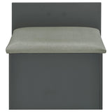  Coaster Furniture Danbury 930210 3-Drawer Makeup Vanity & Stool - Set Grey High Gloss IMAGE 11