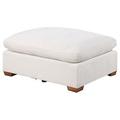  Coaster Furniture Lakeview 551463 Rectangular Upholstered Ottoman - Ivory IMAGE 1