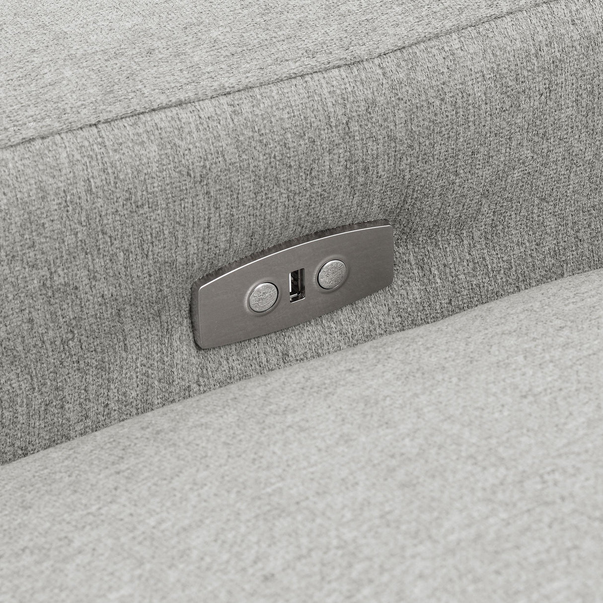  Coaster Furniture Collins 609561P Modular Power Sofa - Grey IMAGE 12