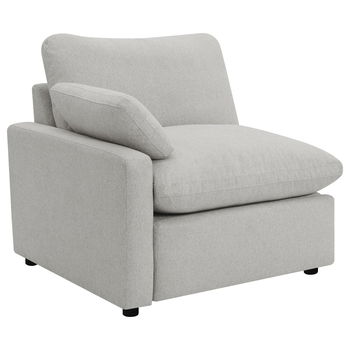  Coaster Furniture Collins 609561P Modular Power Sofa - Grey IMAGE 4