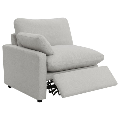  Coaster Furniture Collins 609561P Modular Power Sofa - Grey IMAGE 5