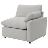  Coaster Furniture Collins 609561P Modular Power Sofa - Grey IMAGE 6