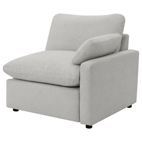  Coaster Furniture Collins 609561P Modular Power Sofa - Grey IMAGE 6