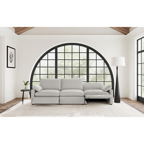  Coaster Furniture Collins 609561P Modular Power Sofa - Grey IMAGE 9