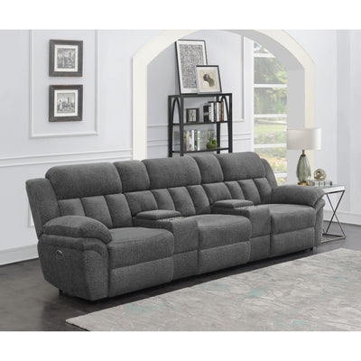  Coaster Furniture Bahrain 609541PT 5-piece Power Home Theater Seating - Charcoal IMAGE 1