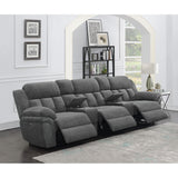  Coaster Furniture Bahrain 609541PT 5-piece Power Home Theater Seating - Charcoal IMAGE 2