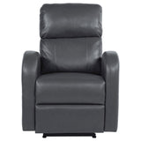  Coaster Furniture Grant 601499P Upholstered Power Recliner Chair - Grey IMAGE 4