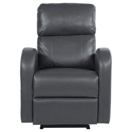  Coaster Furniture Grant 601499P Upholstered Power Recliner Chair - Grey IMAGE 4