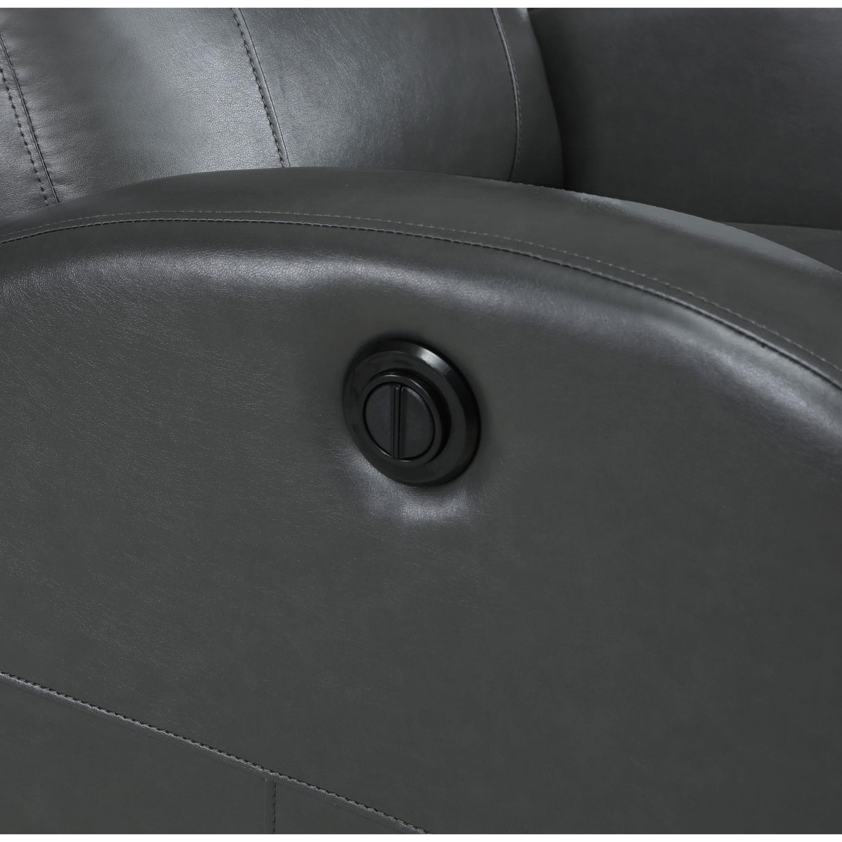  Coaster Furniture Grant 601499P Upholstered Power Recliner Chair - Grey IMAGE 9