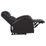  Coaster Furniture Grant 601500P Upholstered Power Recliner Chair - Brown IMAGE 6