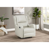  Coaster Furniture Kelsey 609373 Upholstered English Arm Recliner Chair - Ivory IMAGE 3