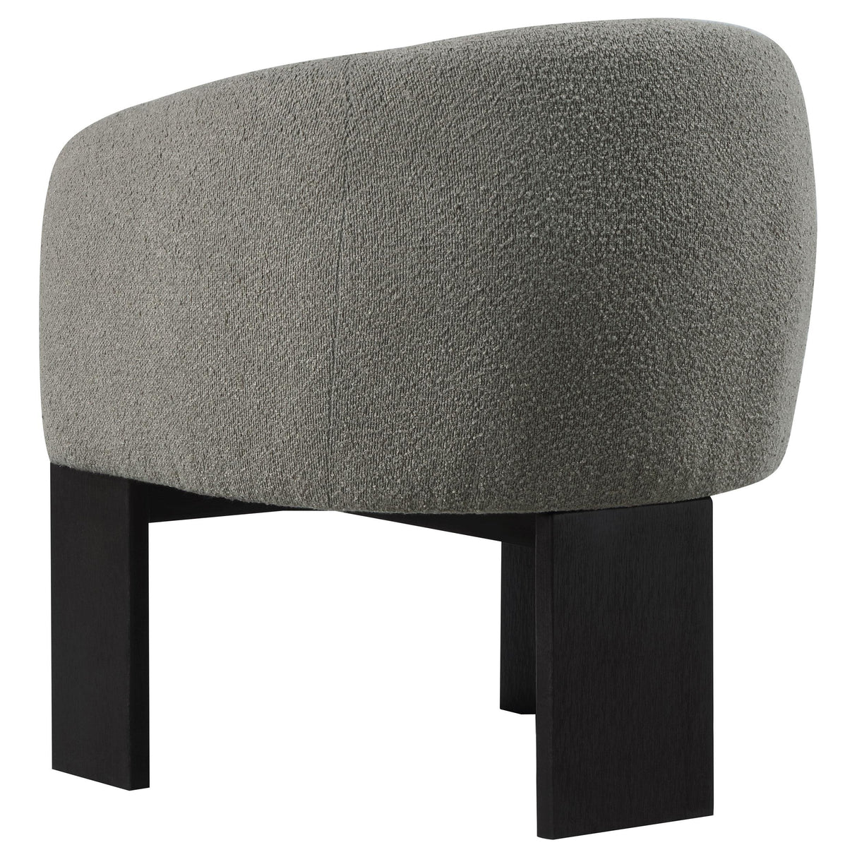  Coaster Furniture Valdez 903166 Boucle Upholstered Barrel Back Accent Chair - Brown IMAGE 5