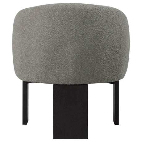  Coaster Furniture Valdez 903166 Boucle Upholstered Barrel Back Accent Chair - Brown IMAGE 6